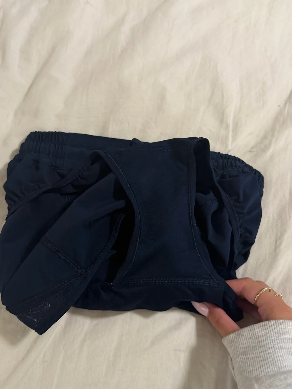 lululemon athletica Navy Athletic Running Shorts